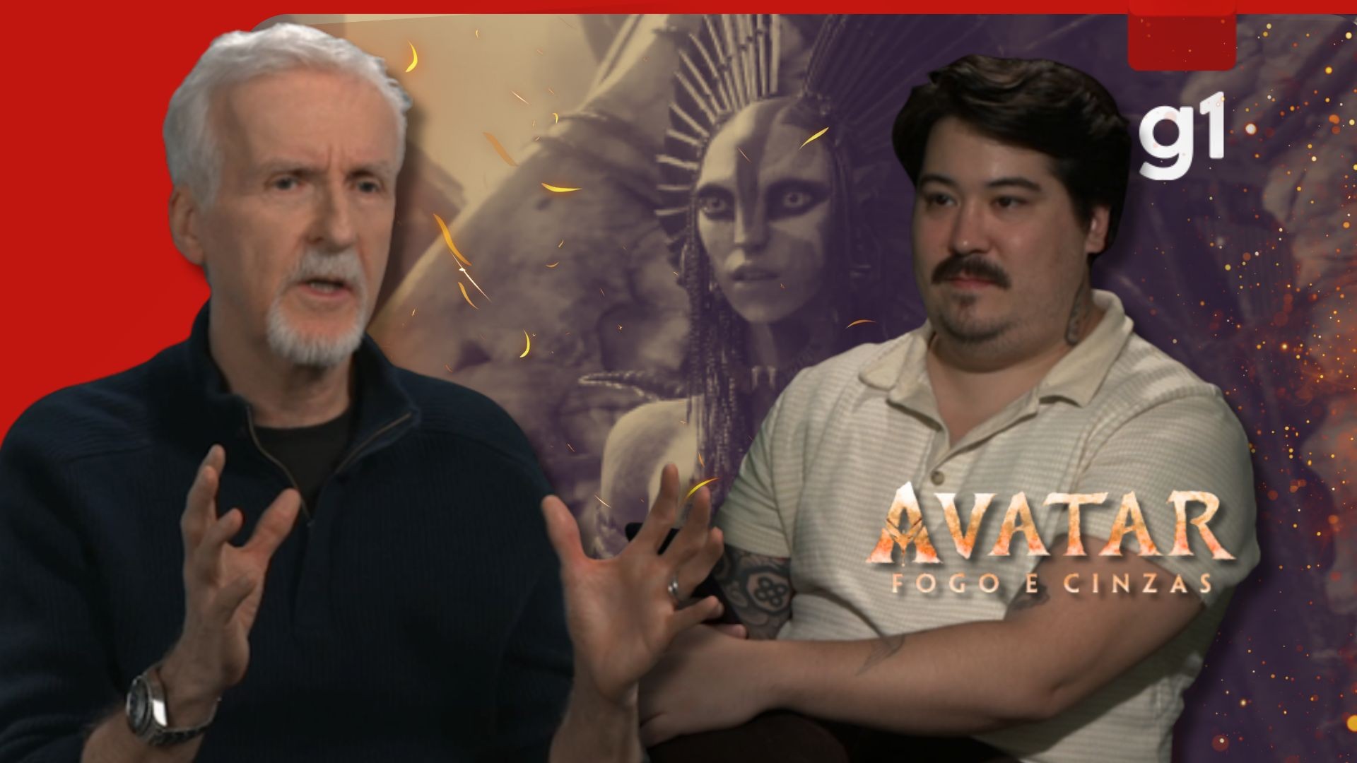 'Avatar: Fogo e cinzas' e 'O caminho da água' nasceram como um filme só, diz James Cameron