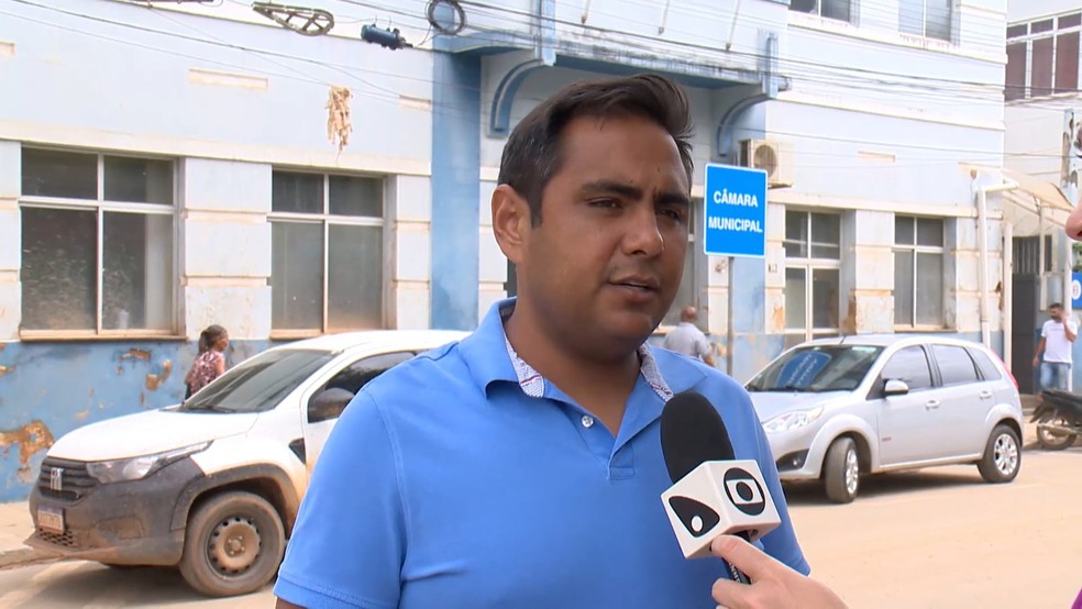 Peter Costa, prefeito de Mimoso do Sul. Espírito Santo — Foto: TV Gazeta