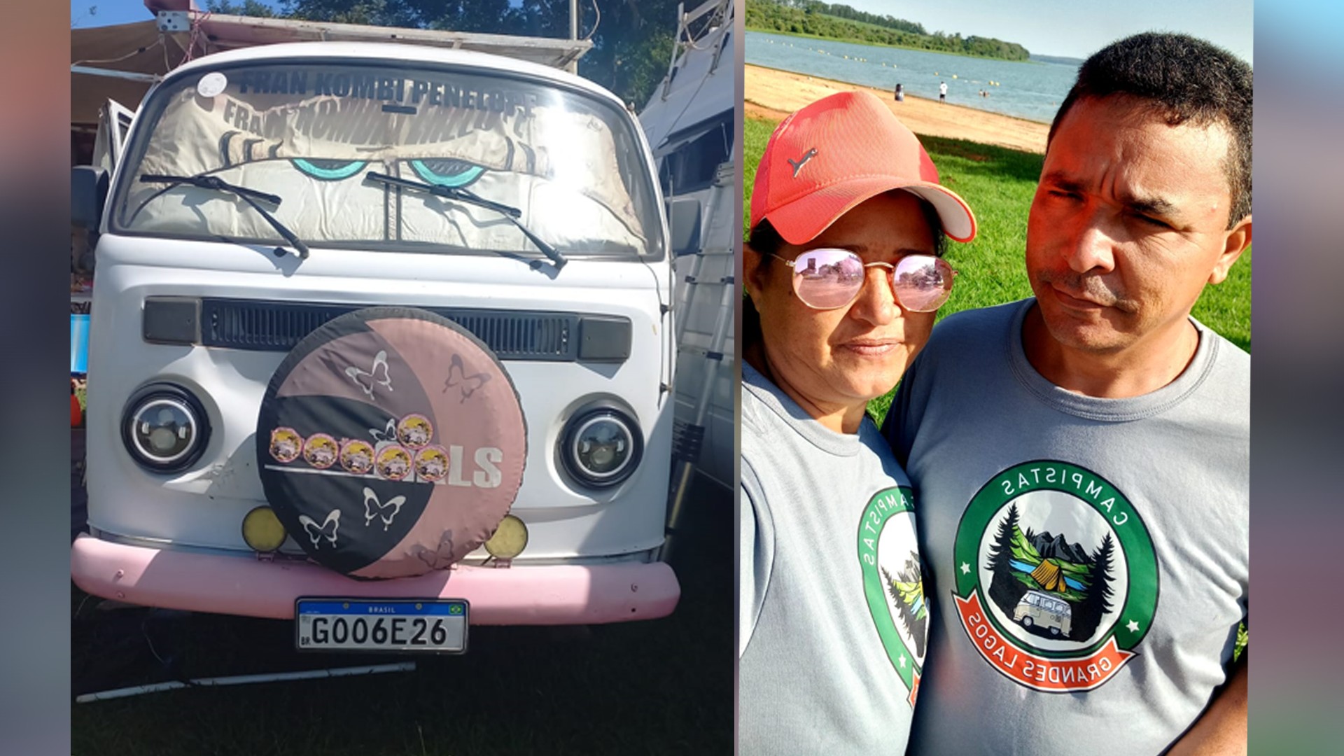 De ônibus a kombi cor-de-rosa, casais trocam casa por aventuras em motorhome: 'É vida normal, só que menorzinha'