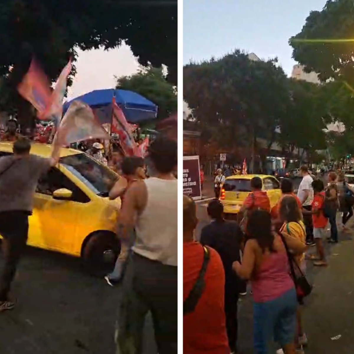 Manifestante é atropelado durante ato pró-Lula em BH; motorista foi preso