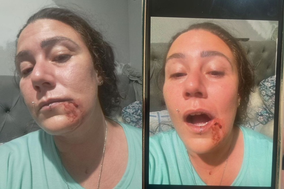 Fernanda informou em depoimento que era vítima de violência doméstica e tinha sido agredida por Maycon por pelo menos três vezes. — Foto: Cedidas/Arthur Travaglia