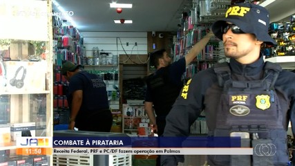Receita Federal faz operação em centros comerciais de Palmas contra produtos importados