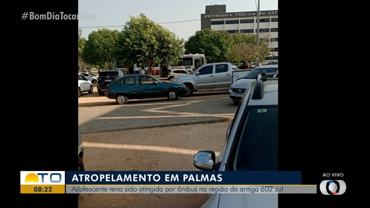 Adolescente é atropelada por ônibus em Palmas