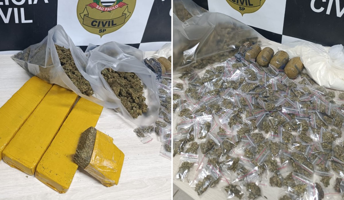 Polícia Civil apreende 5 kg de drogas e prende mulher em Hortolândia