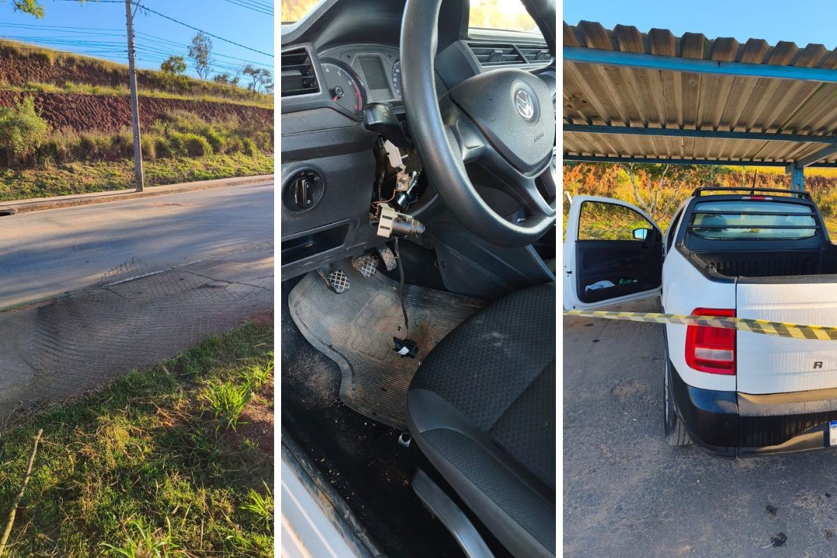VÍDEO: Criminosos cortam grade, invadem unidade da Prefeitura de São José dos Campos e furtam três veículos