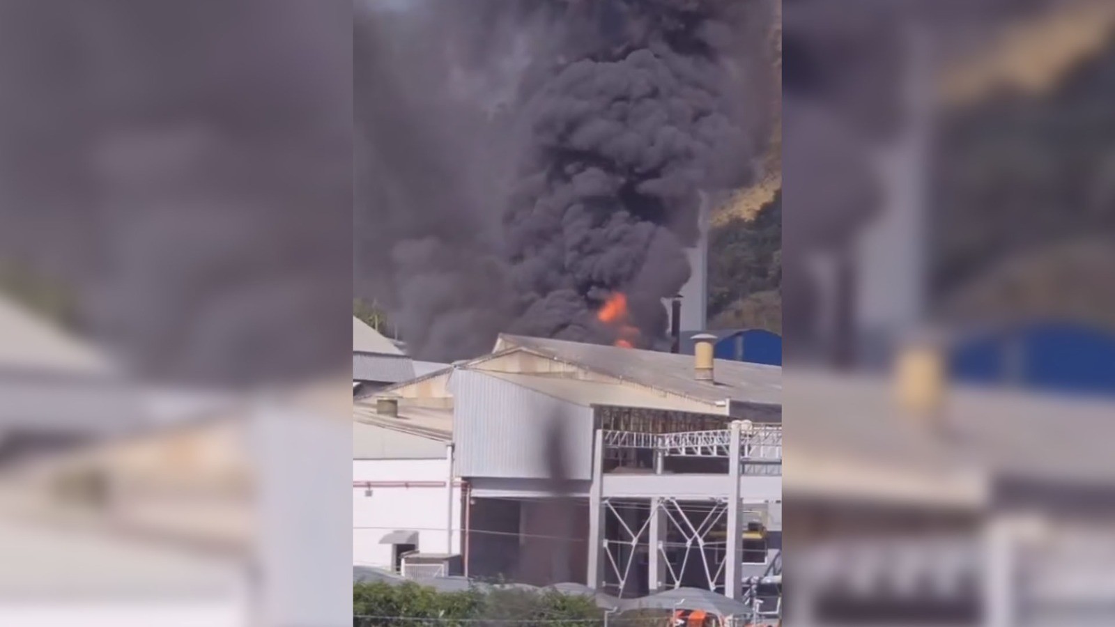 Fábrica de correias transportadoras pega fogo e mobiliza bombeiros em Jundiaí 