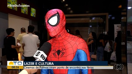Cinemas de Palmas viram ponto de encontro nas férias