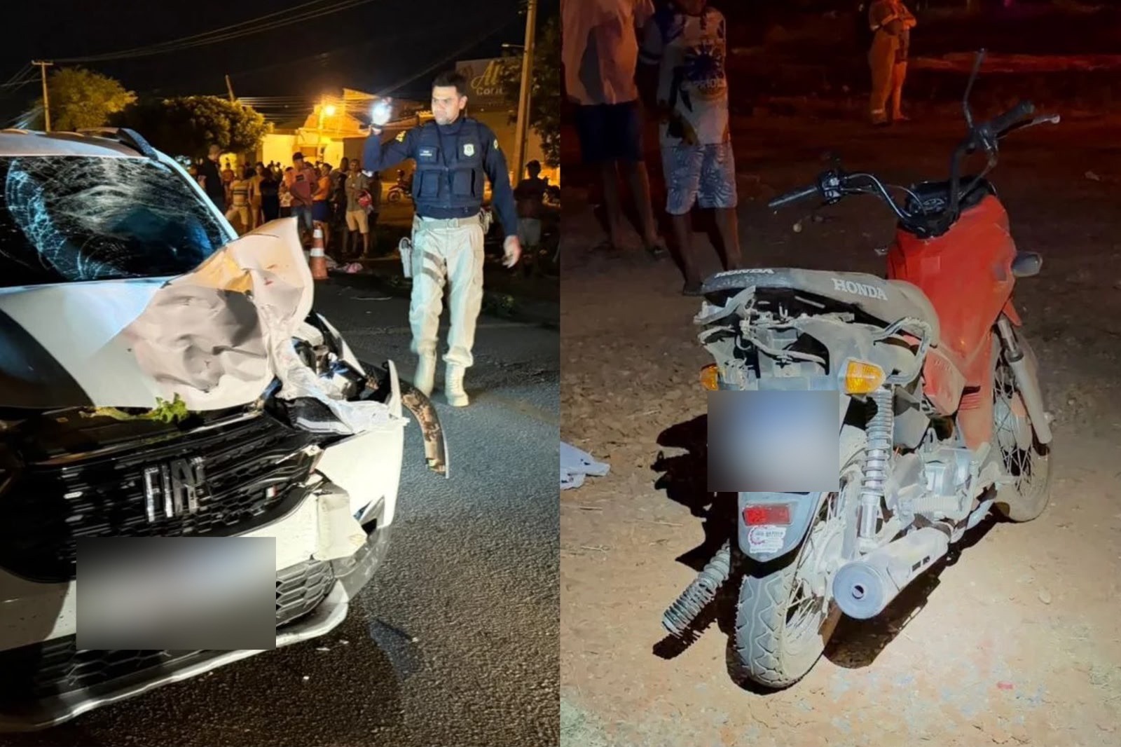 Mãe de 63 anos morre e filha fica ferida em acidente entre moto e carro na BR-407, no Piauí