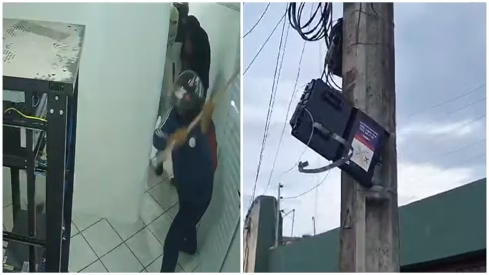 Criminosos danificam equipamentos de provedora de internet e impedem reparos no bairro Sabiaguaba