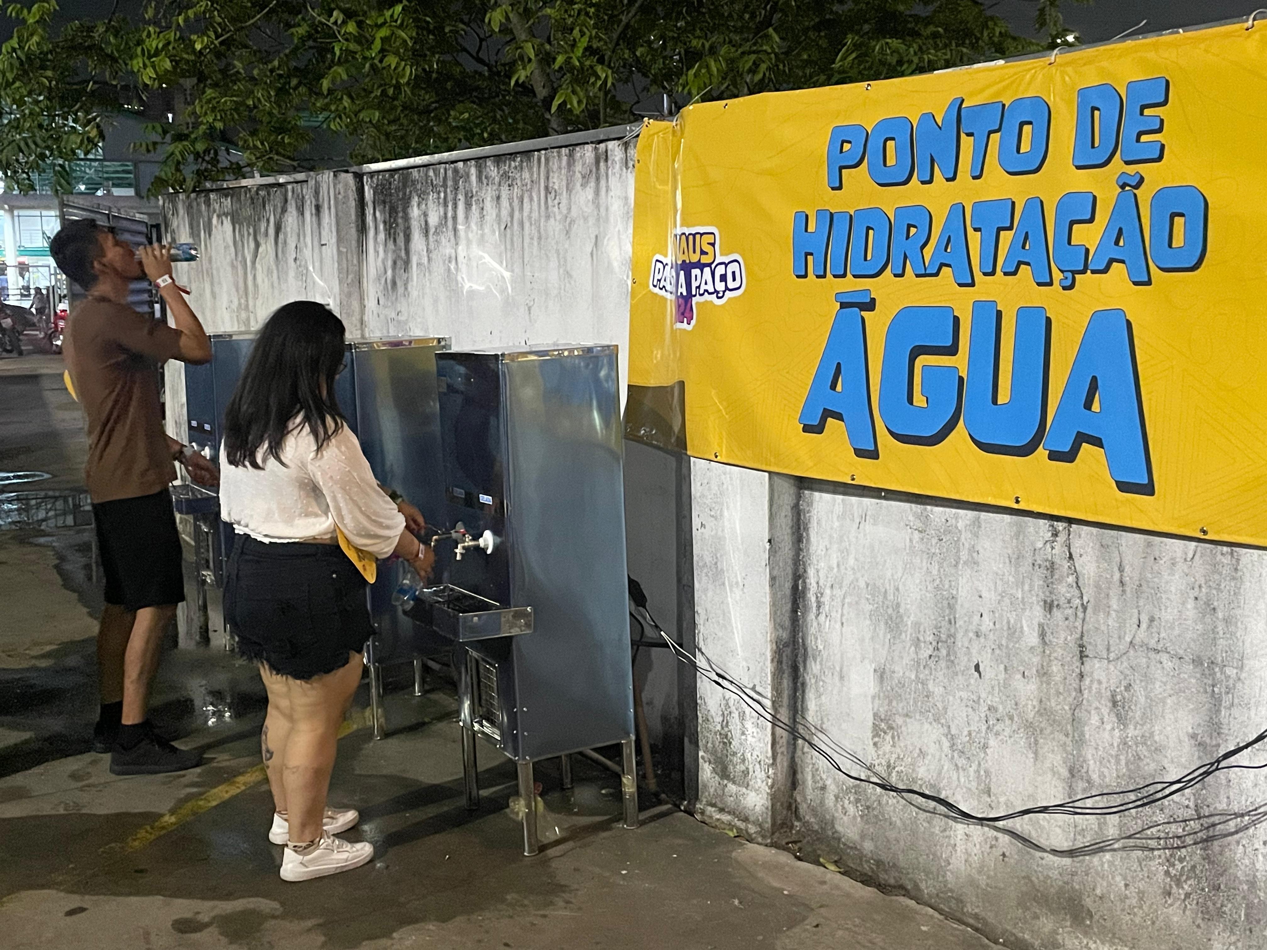 Manaus Passo a Paço 2024 ganha novos pontos de hidratação ao longo do circuito do festival