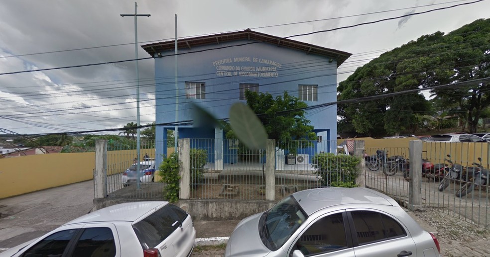 Sede da Guarda Municipal de Camaragibe, no Grande Recife — Foto: Reprodução/Google Street View