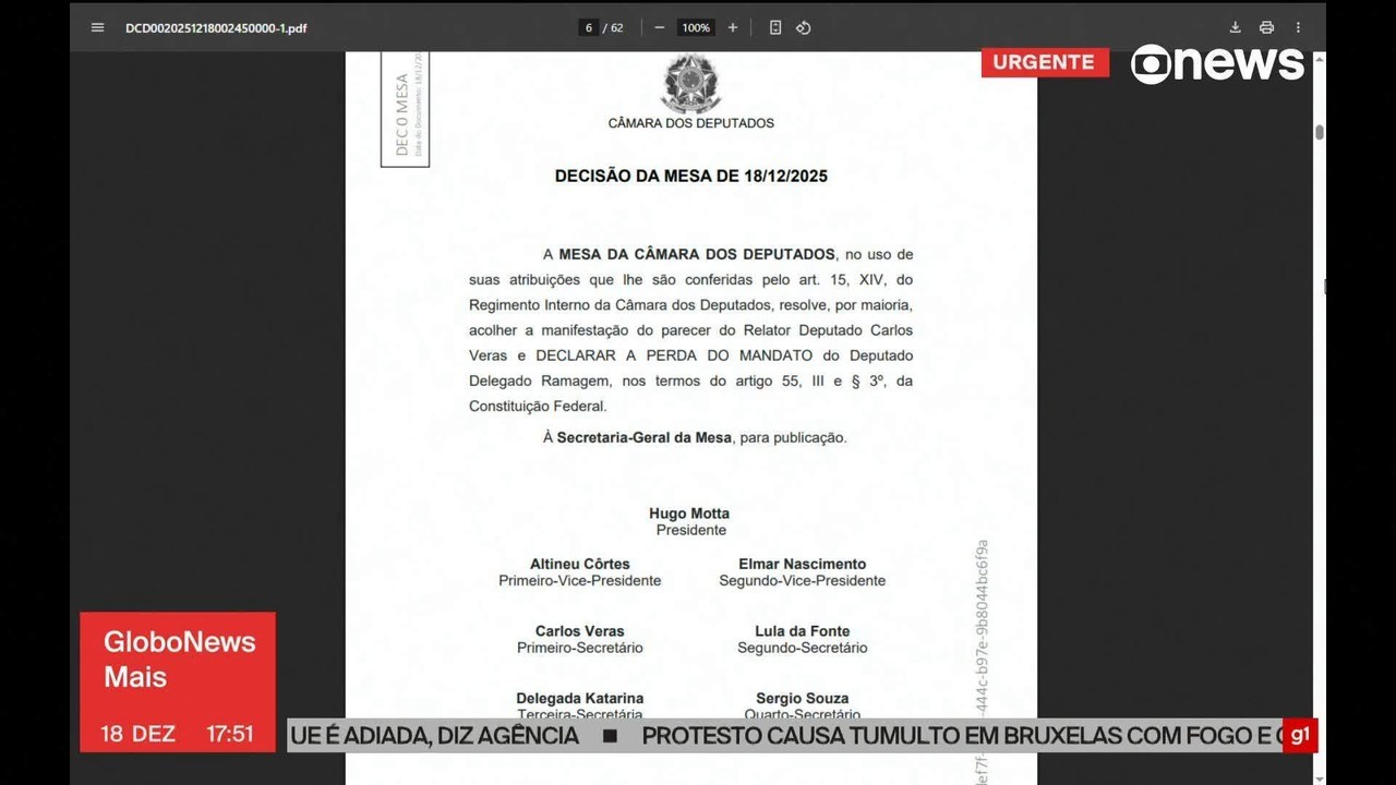 'Fiz o que tinha que fazer', diz Hugo Motta sobre cassação de Eduardo Bolsonaro e Ramagem