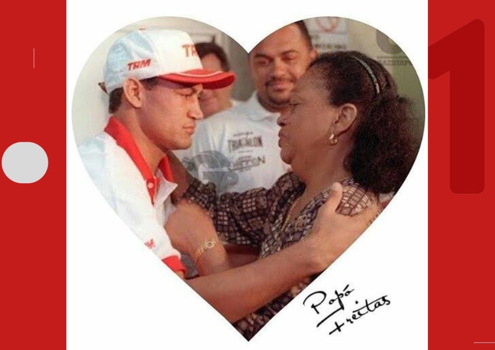 Zuleica Freitas era reconhecida como grande incentivadora de Acelino no boxe desde sua infância em Salvador — Foto: Reprodução/Redes Sociais