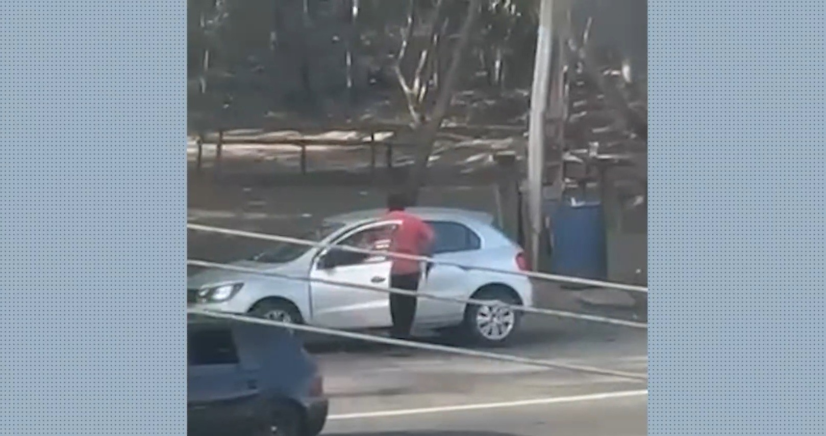 VÍDEO mostra ação de preso suspeito de matar mulher e incendiar trailer em Jacareí 