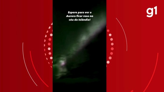Aurora boreal avistada por grupo de brasileiros na Islândia - Programa: G1 Zona da Mata 