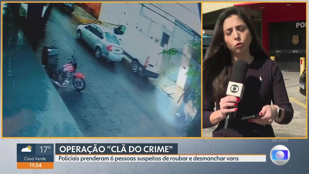 Clã do crime: polícia prende família suspeita de roubar e desmanchar vans em SP