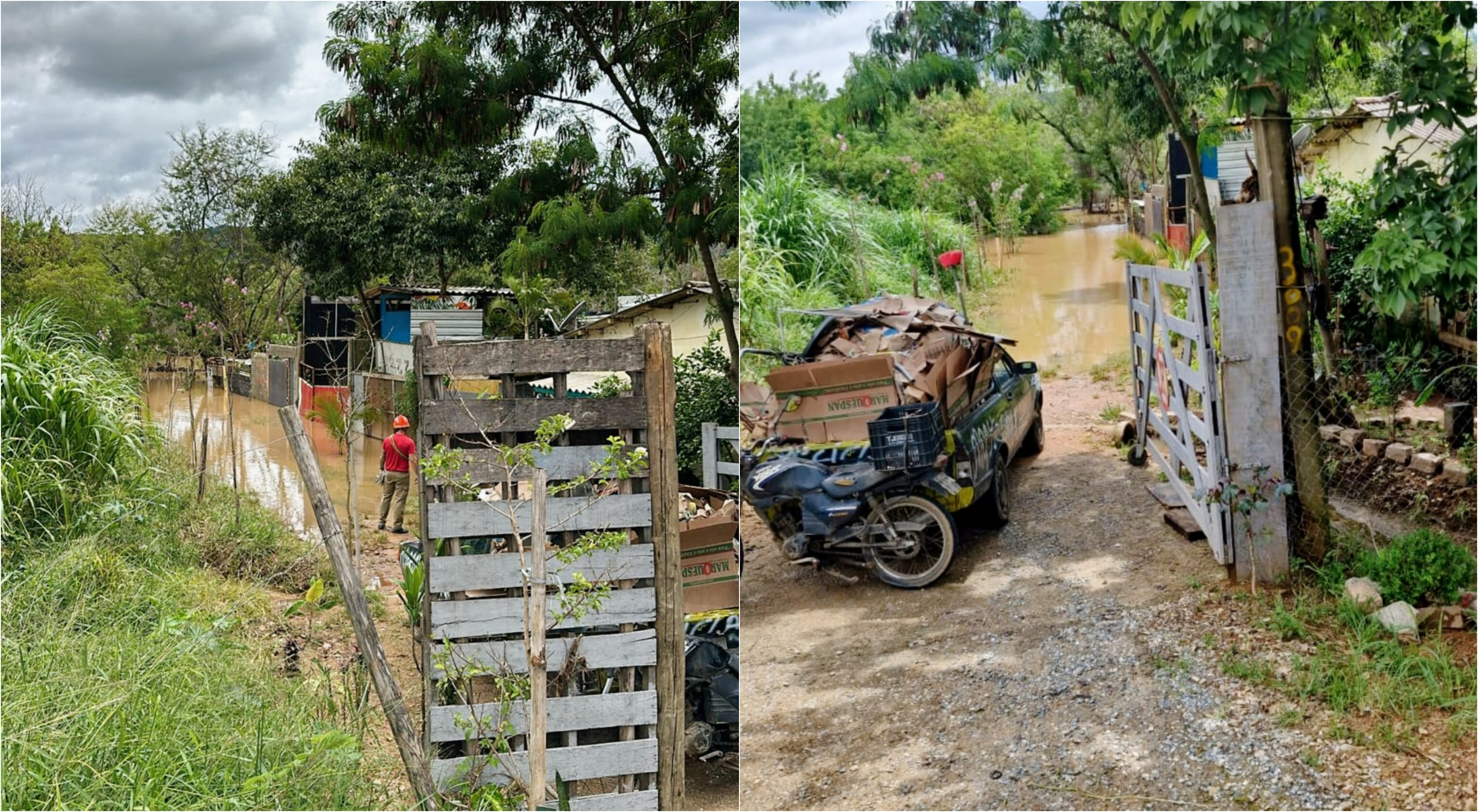 Mais de dez famílias são retiradas de área de risco às margens de rio em Itupeva 