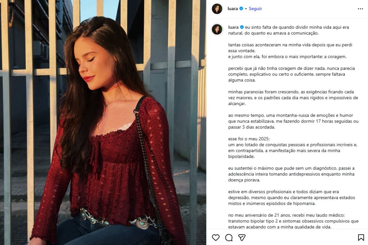 Influenciadora com mais de 36 milhões de seguidores revela diagnóstico de transtorno bipolar