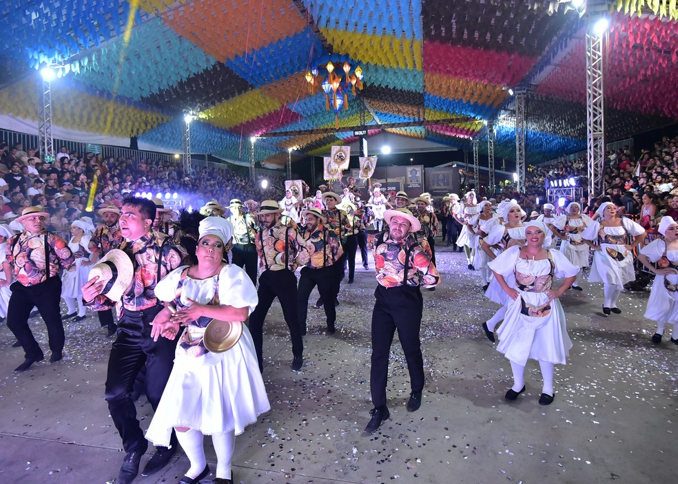 Lume da Fogueira vence o Festival de Quadrilhas da Inter TV — Foto: Allan Phablo/Prefeitura de Mossoró
