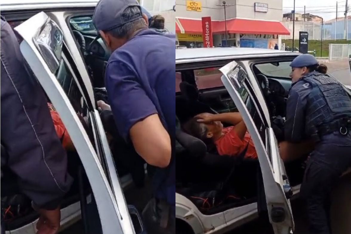 Mulher dá à luz dentro de carro com ajuda de policial militar em Tatuí