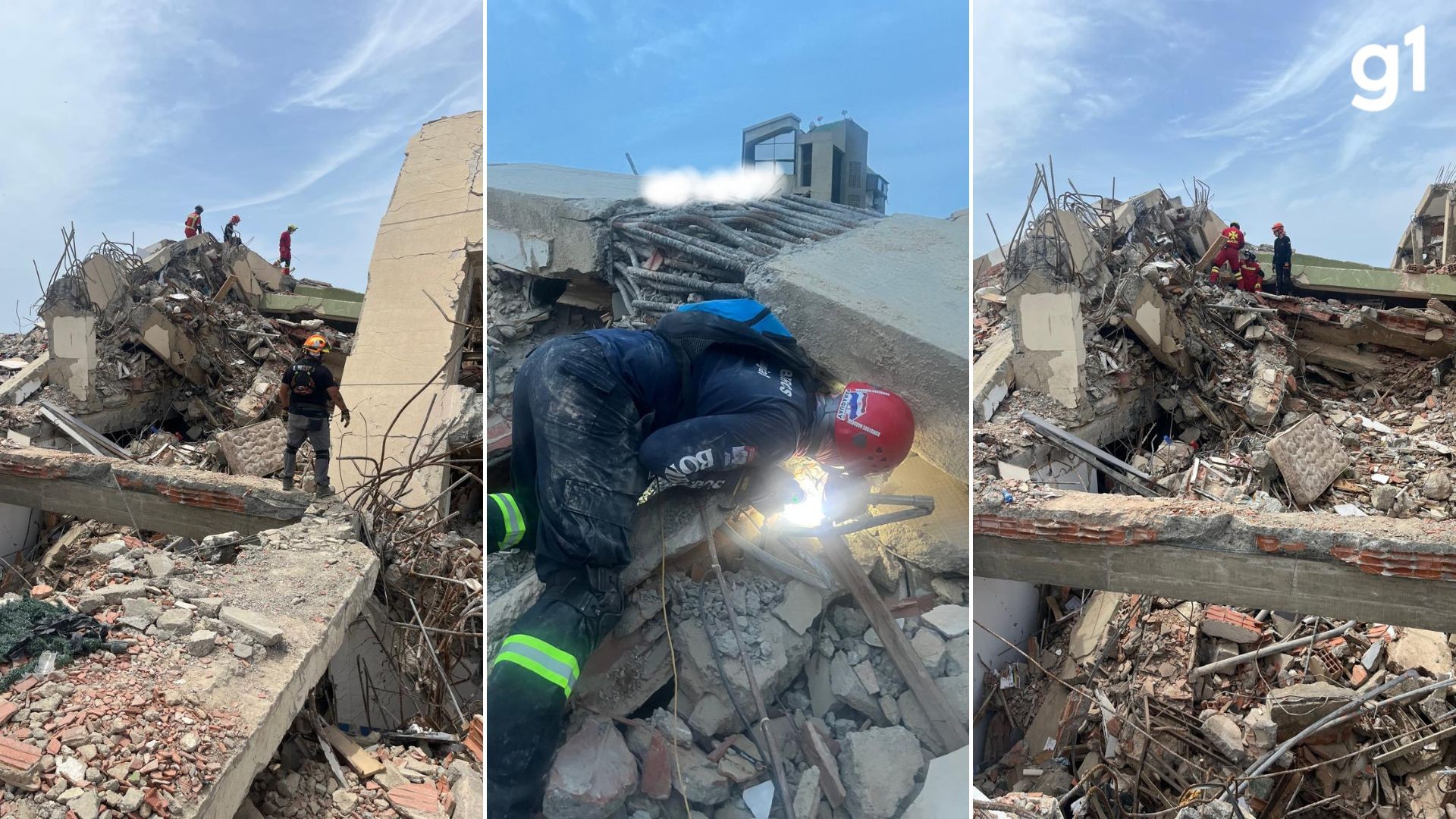 Bombeiros que atuaram nas enchentes do RS reforçam buscas na Venezuela após terremoto