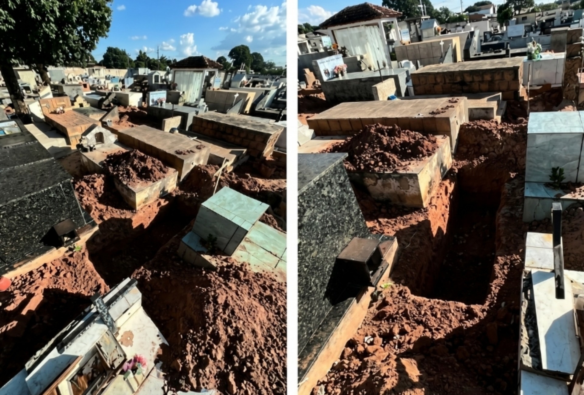 Famílias vão a velório e descobrem esquema que deixou túmulos vazios em cemitério de MS
