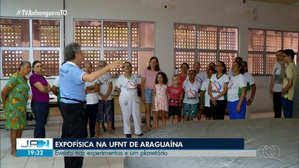 Em Araguaína, exposição leva planetário para a sala de aula