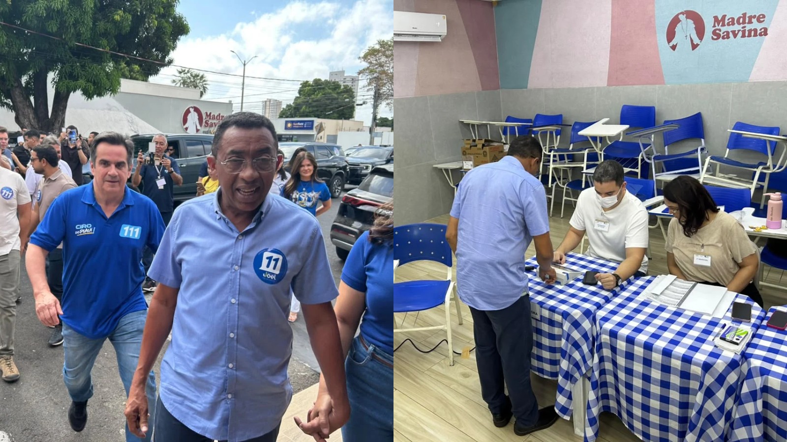 Joel Rodrigues (PP) vota em Teresina