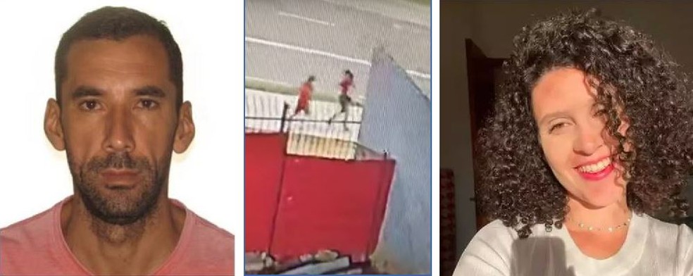 Esteliano Madureira foi apontado pela polícia como o homem que aparece no vídeo seguindo Bruna Silva. De acordo com a investigação, ele matou a vítima — Foto: Reprodução