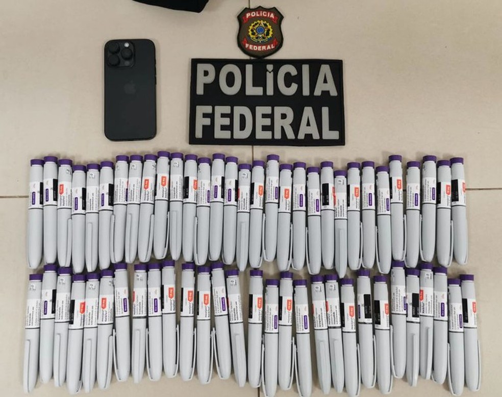 Carregamento foi apreendido em posse de um passageiro no Aeroporto de Imperatriz (MA) — Foto: Divulgação/Policia Federal
