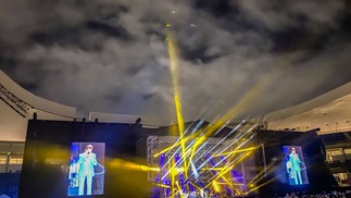 Show de Roberto Carlos na Arena das Dunas, em Natal — Foto: Alexandre Lago