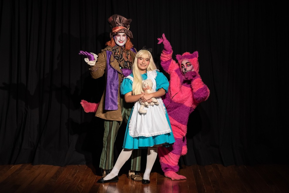 Clássico "Alice no País das Maravilhas" desembarca no Teatro Brasília Shopping — Foto: Divulgação