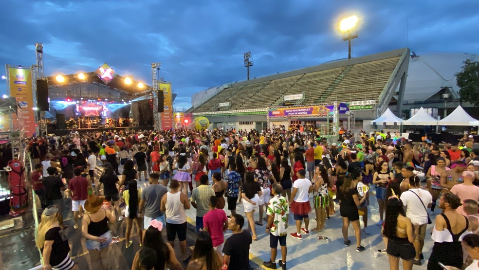 Bloco das Piranhas 2023 em Manaus. — Foto: Patrick Marques/g1 AM