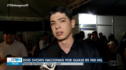 Prefeito de Paraíso explica contratação para shows em meio a cortes e redução salarial
