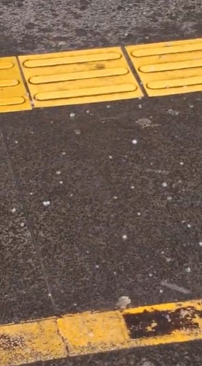 VÍDEO: chuva de granizo atinge Japeri, na Baixada Fluminense