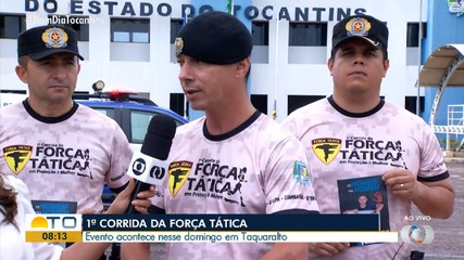Corrida da Força Tática será realizada na região sul de Palmas neste domingo (20)
