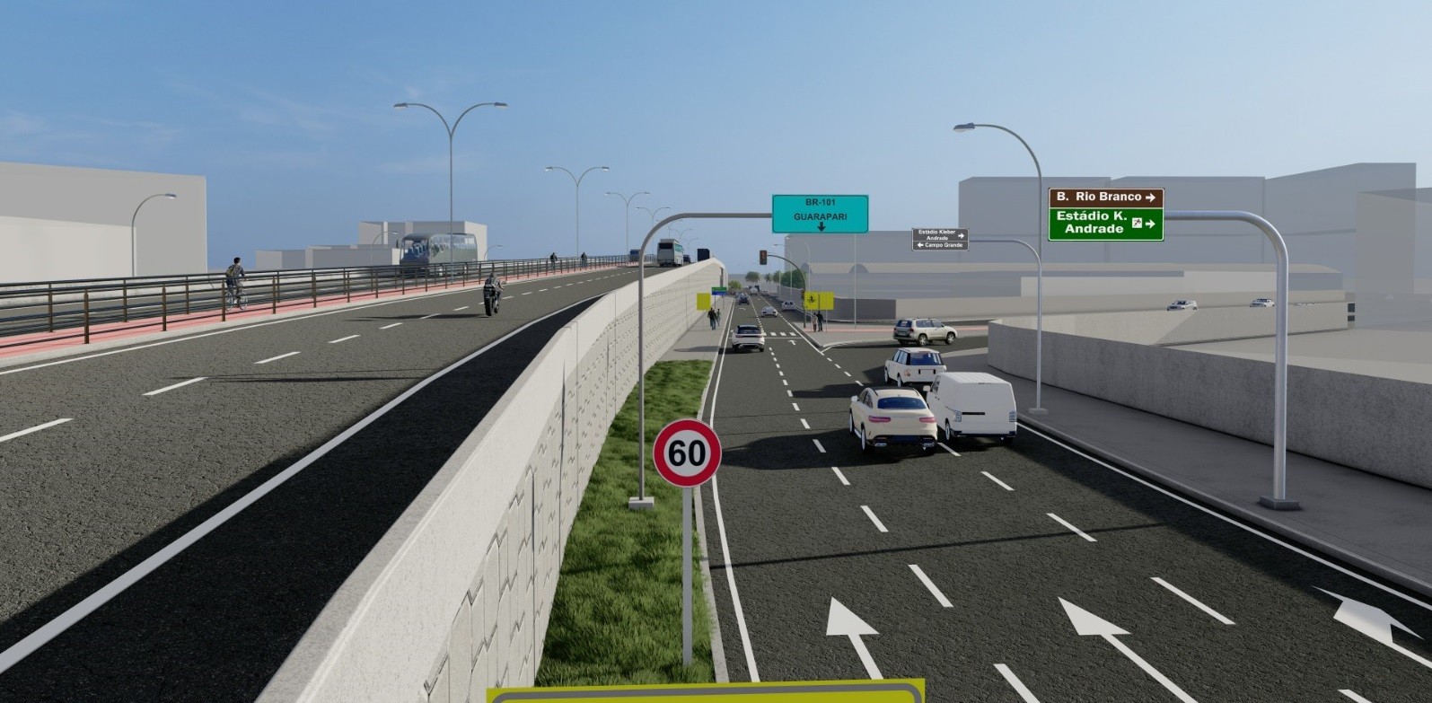 FOTOS: Viaduto de Cariacica, no ES, começa a ser construído; confira como fica o trânsito no local