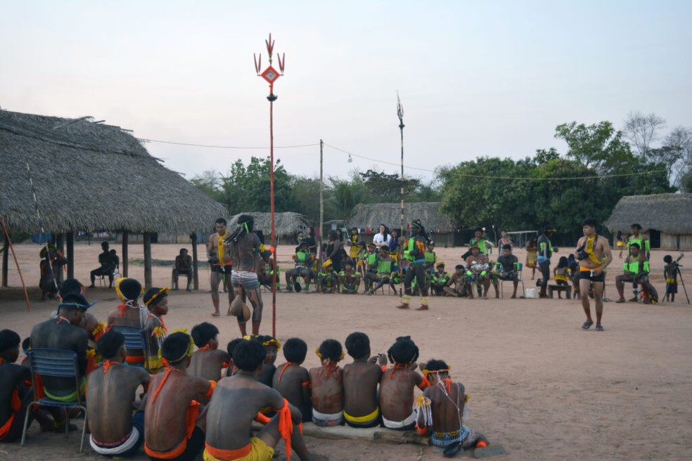 Povo Kajkwakratxi (Tapayuna). — Foto: amazonianativa.com.br