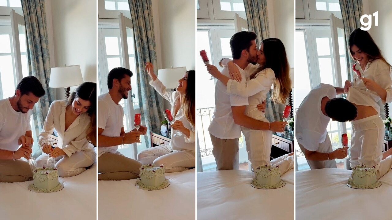 Camila Queiroz e Klebber Toledo anunciam nascimento da 1ª filha do casal: 'Amor sem explicação'