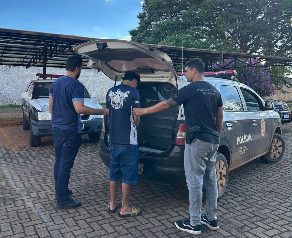 Jovem é preso suspeito de matar adolescente durante briga em Palmital; outros dois menores ficaram feridos