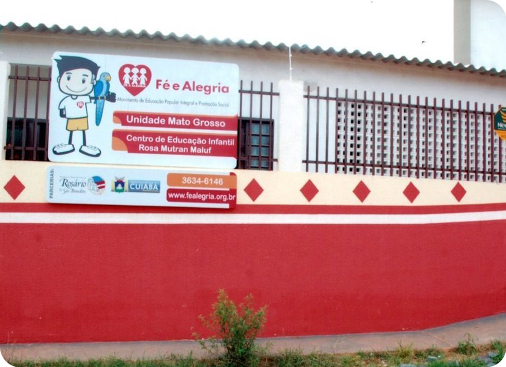 Fachada do Centro de Educação Infantil (CEI) Rosa Mutran Maluf. — Foto: Reprodução