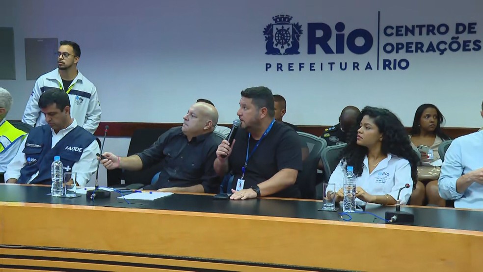 Entrevista coletiva conjunta anunciou detalhes da operação para as festas de réveillon — Foto: Reprodução/ GloboNews