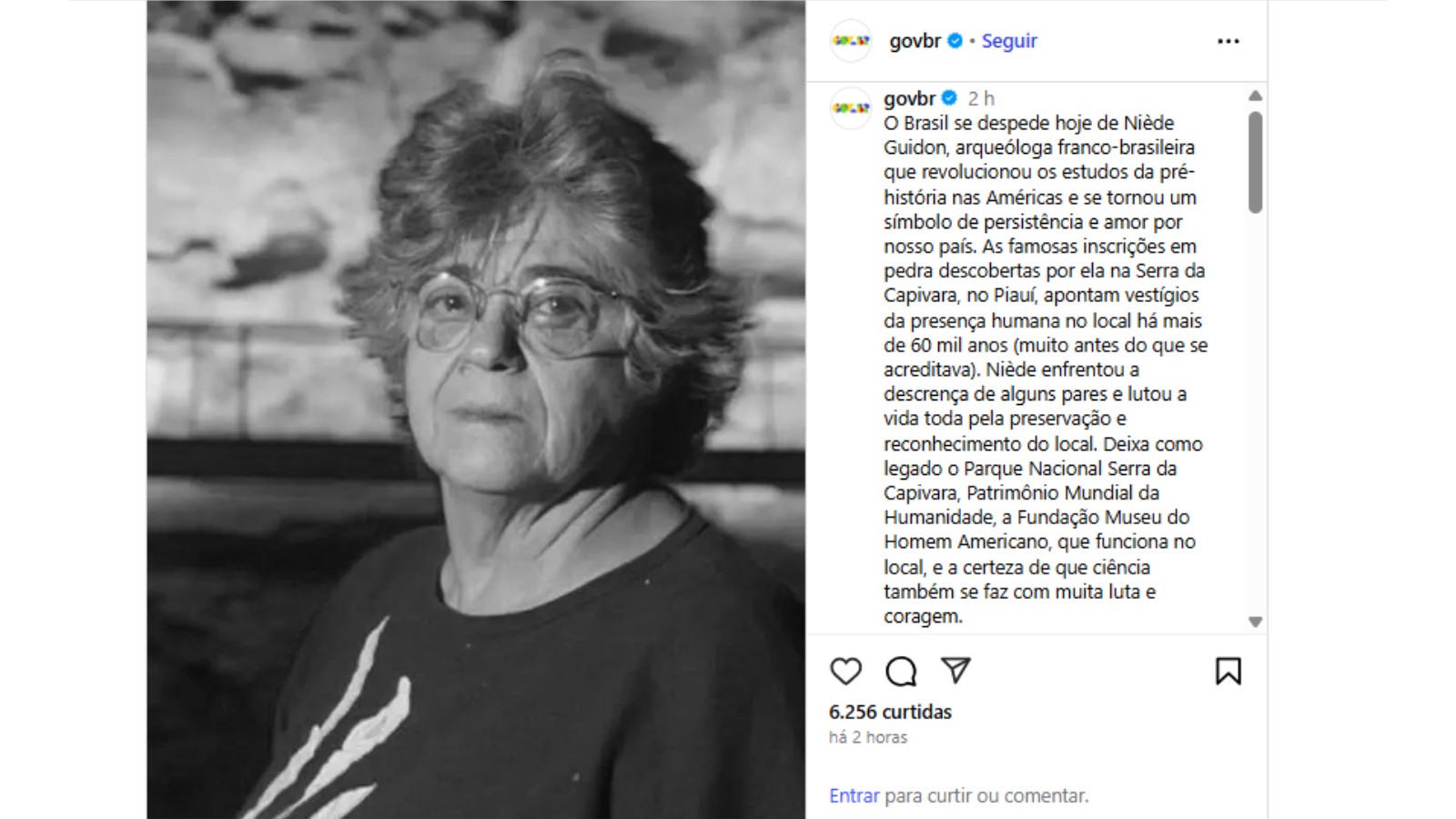 Entidades e políticos lamentam morte da arqueóloga brasileira Niède Guidon; veja homenagens