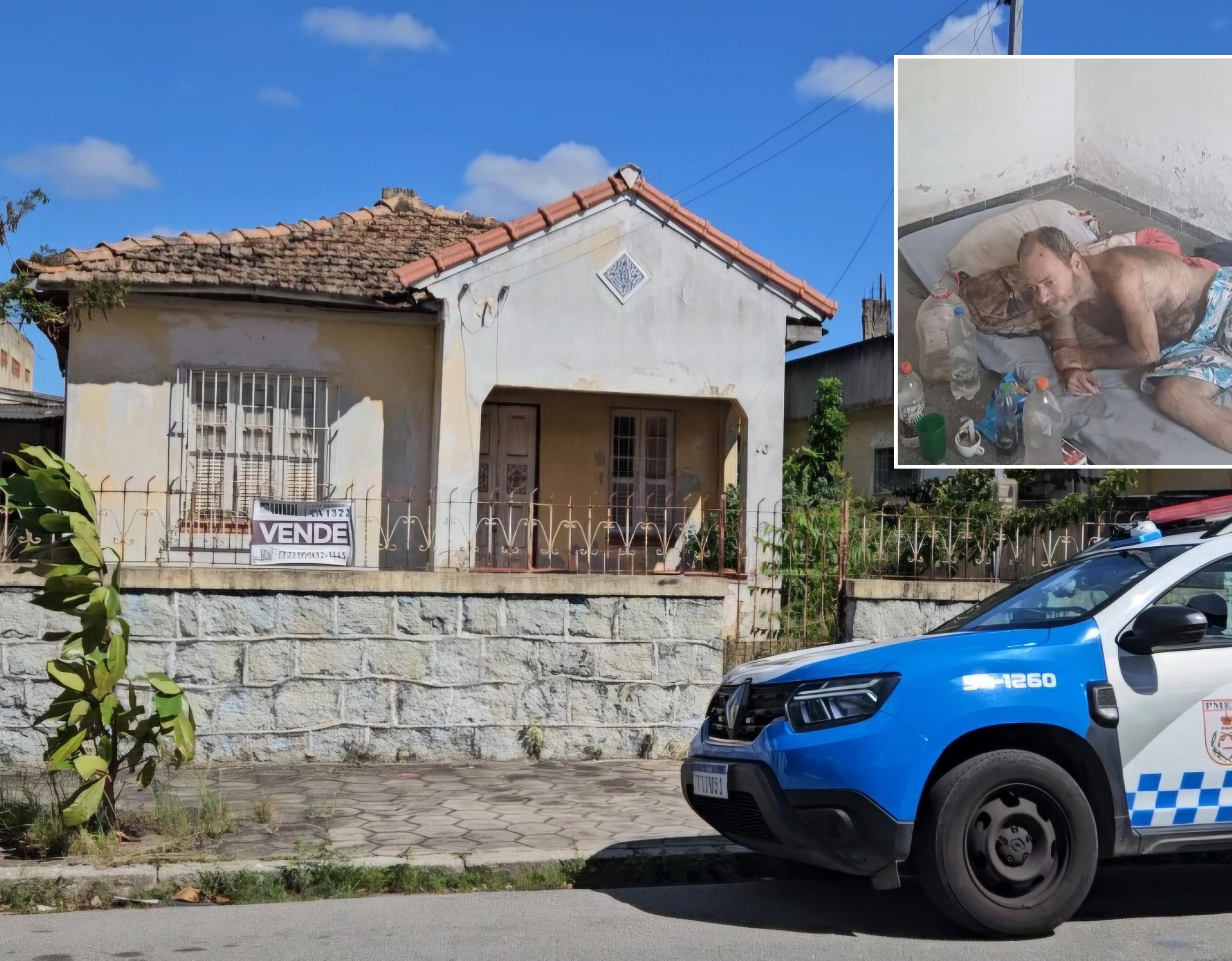 Homem que vivia sobre colchonete em casa vazia, doente, sem luz e comida morre carbonizado dias após vídeo mostrar condição desumana