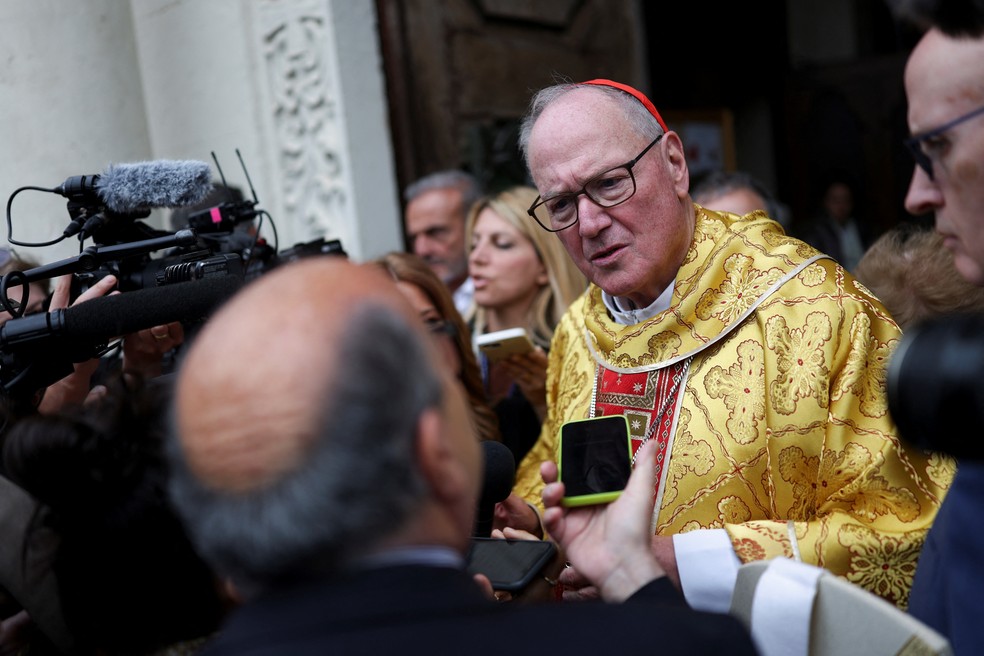 O cardeal de Nova York, Timothy Dolan  — Foto: REUTERS/Hannah McKay