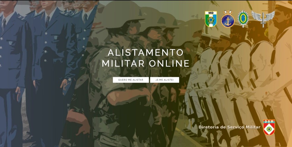 Alistamento militar segue até o dia 30 de junho — Foto: Internet/divulgação