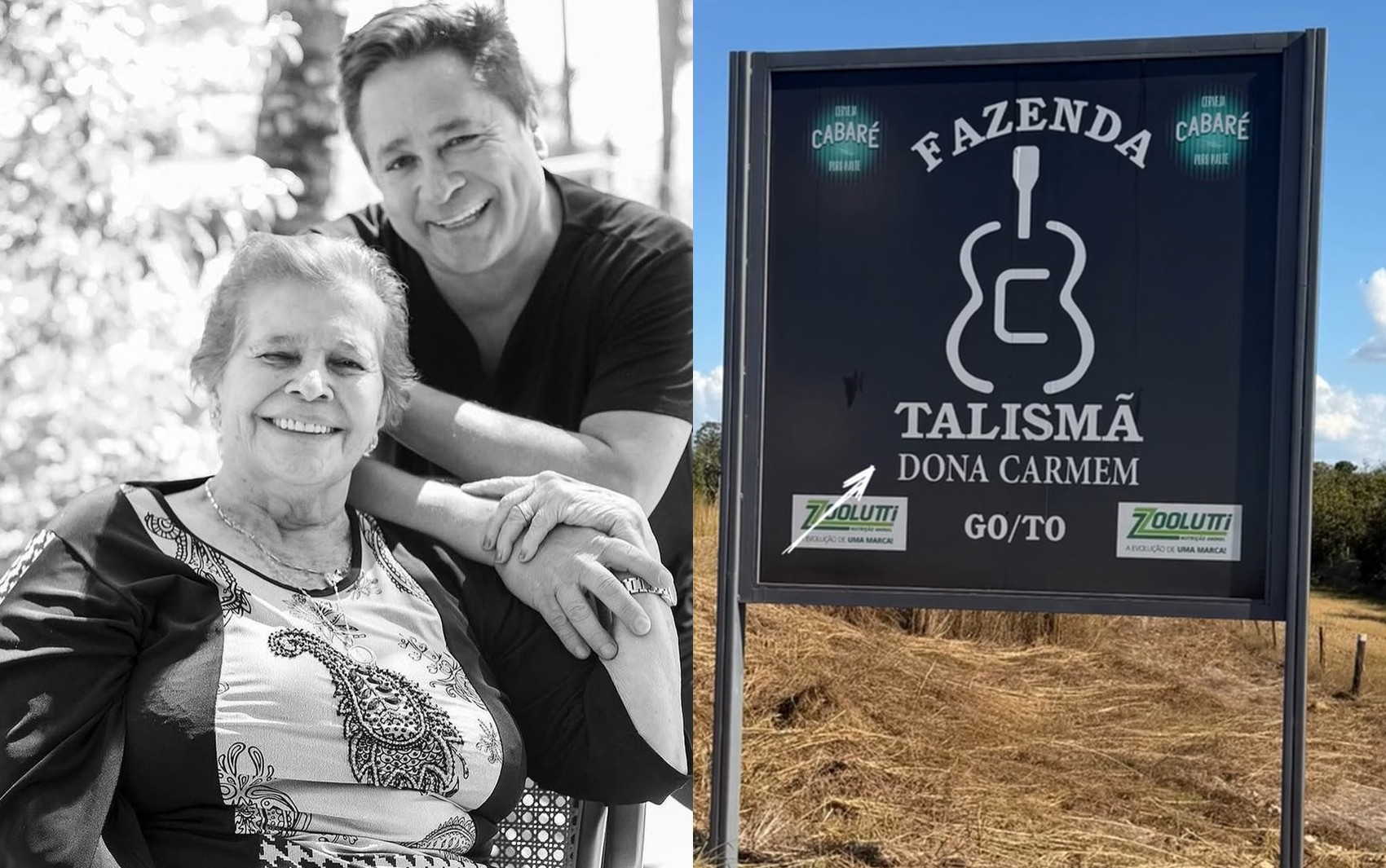 Leonardo faz homenagem à mãe ao dar o seu nome a fazenda