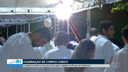 Catedral de Palmas faz procissão de Corpus Christi; confira