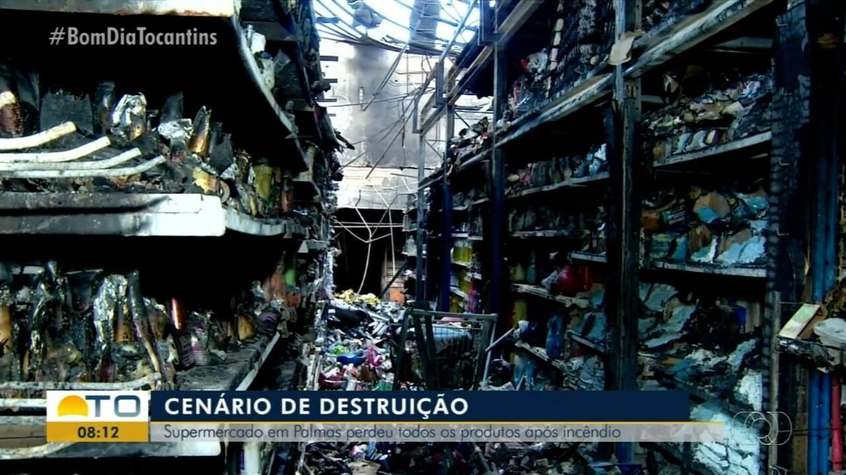 Supermercado pega fogo na região norte de Palmas - Notícias