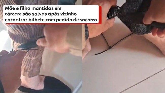 Mãe e filha mantidas em cárcere são salvas após vizinho encontrar bilhete